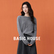 百家好（Basic House）Basic House/百家好100%綿羊毛羊毛衫女2025秋冬新款純色打底衫 灰色 L