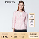 PORTS寶姿  新品商場同款女裝簡約蝴蝶結(jié)全開襟夾克外套SN8J013HFQ064 白色 S (4)