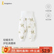 童泰（TONGTAI）嬰兒褲子秋冬寶寶高腰兒童家居服長睡褲TS43D214-DS綠色90cm