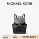 MICHAEL KORS邁克高仕 MK Cheryl 中號(hào)翻蓋抽繩雙肩包書(shū)包女包 黑色 001 中號(hào)