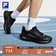 FILA 斐樂(lè )官方男鞋NUVOLE 3 RUN路跑鞋男2025夏新款柔云3運動(dòng)跑步鞋男 黑-BK 41