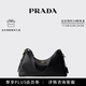 PRADA/普拉達【禮物】女士Prada Aimée大號牛皮革單肩包手提包 黑色
