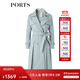 PORTS女裝長(cháng)袖中長(cháng)風(fēng)衣LM8T022MWQ042 SAND STONE 6