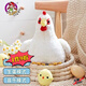 孵蛋小雞玩具樂(lè )吉兒下蛋雞兒童寶寶玩具會(huì )音樂(lè )下蛋母雞電動(dòng)毛絨 【手動(dòng)下蛋母雞米黃色】Q192