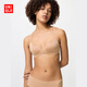 優(yōu)衣庫女裝無(wú)鋼圈文胸/輕型3D Bra軟支撐立體聚攏479190 469664 479190/34駝色 85C 適用C85 D85 C90 D90