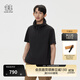 KOLON SPORT/可隆圓領(lǐng)T恤 男子戶(hù)外運動(dòng)DAYPACK連帽風(fēng)衣短袖 LHRT5MTK09-BK 黑色 3XL 190/108B