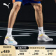 彪馬（PUMA）哈利伯頓同款緩震透氣實(shí)戰(zhàn)籃球鞋男女CLYDEALL-PRO194039 白-島嶼藍(lán)-01 42.5