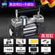 耶格爾德國車(chē)載充氣泵打氣泵輪胎充氣寶12v24v便攜式雙缸金屬高壓汽車(chē)用 【升級數顯款-自動(dòng)啟?！侩娖繆A+延長(cháng)管+工具包