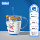 格非爾（Good fell）奧特曼兒童水杯家用牛奶杯子帶刻度寶寶喝奶杯學(xué)生專(zhuān)用防摔可加熱 奧特曼與星球 300ml 買(mǎi)一送四