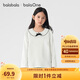 巴拉巴拉balaone女童長袖t恤兒童2025秋甜美娃娃領(lǐng)內(nèi)搭上衣萌208325100001