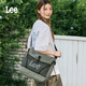 Lee單肩包女休閑輕便大容量斜挎包男戶(hù)外運動(dòng)背包旅行包男 灰綠色