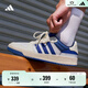 adidas ENTRAP美式校園風(fēng)運動板鞋少年感復(fù)古籃球鞋男女阿迪達斯 白/藍   43