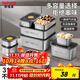 泰福高（TAFUCO）不銹鋼保鮮盒316L食品級飯盒密封便當收納餐盒冰箱分裝帶蓋T5381