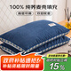 艾薇蕎麥枕頭睡眠硬枕頭100%蕎麥殼蕎麥皮枕芯頸椎枕 一只裝 藍色