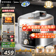 美的（Midea）小飛俠沸騰濃香雙模式電壓力鍋0氟0涂層雙膽高壓鍋5L智能預約家用煲湯4-6人煮飯煲E5825N輕音泄壓