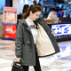 楚馨棉服女中長(cháng)款派克服2025年冬季新款女裝時(shí)尚棉衣棉襖冬天襖子外套 灰色 M