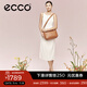 愛(ài)步（ECCO）單肩包 2025新款輕奢牛皮手提包女包 小號肩背包9108224 棕色910822490768