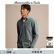 ABERCROMBIE & FITCH男裝女裝情侶裝春秋經(jīng)典小麋鹿通勤百搭長(cháng)袖府綢襯衫KI125-3251 綠色條紋 S 175/92A，【推薦120-130斤】