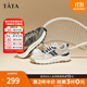 他她（TATA）厚底休閑老爹鞋男士戶(hù)外潮酷運動(dòng)鞋2024秋季新款VHA01CM4 綠色 41