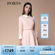 PORTS寶姿秋冬新款女裝長(zhǎng)袖中長(zhǎng)連衣裙SM9D028HWQ020 蜜桃粉 L (8)