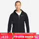 耐克(NIKE)男冬季連帽夾克外套加絨保暖 休閑運動(dòng)  DD2125-010黑色2XL