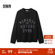 森馬史努比系列毛衫男冬時(shí)尚撞色情侶提花針織衫寬松毛衣 黑色90001 M (170) 170/88A