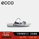 愛(ài)步（ECCO）勃肯鞋女 平底外穿涼拖鞋 軟底運動(dòng)沙灘鞋  科摩206823 HL 銀色20682301682 37