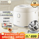 亞摩斯（Amos）鈦釜無涂層電飯煲純鈦比家用不銹鋼內(nèi)膽好3升多功能粥湯3-4人老人可用低糖電飯鍋AS-FB309T