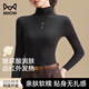 貓人打底衫女2025新品洋氣質(zhì)內(nèi)搭堆堆高領(lǐng)保暖上衣修身秋冬季黑色