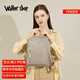 Walker Shop雙肩包女時(shí)尚百搭休閑旅行包書(shū)包帆布包七夕情人節禮物送女友老婆 灰色小號