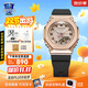 卡西歐（CASIO）農(nóng)家八角鐵橡樹女g-shock手表運動日韓石英表送女朋友七夕禮物 GM-S2100PG-1A4八角黑金