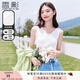 香影（xiangying）吊帶背心女內搭2025夏季新款打底衫修身顯瘦前后兩穿白色上衣 白色 均碼