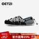 OETZI冰人奧茲 懶人一腳蹬樂(lè )福鞋潮流男鞋平底休閑鞋女潮鞋 專(zhuān)柜同款 黑/灰/白色T23120812 42