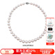 天使之淚S925銀淡水珍珠項鏈媽媽項鏈珈白麗項鏈送媽媽送老婆生日禮物自戴 9-11mm
