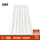 森馬（Semir）半身裙女松緊腰蛋糕裙百搭2025夏季肌理雪紡長(cháng)裙垂感107425120060
