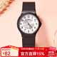 卡西歐手表 學(xué)生運動(dòng)簡(jiǎn)約石英小黑表 休閑指針?lè )浪醺咧猩直砥呦ΧY物 MQ-24-7B3