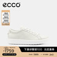 愛(ài)步（ECCO）【60周年限定款】休閑鞋女 簡(jiǎn)約厚底板鞋女 柔酷219203 HL 白色21920301007 37
