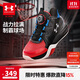 安德瑪（Under Armour）童鞋中大童籃球鞋專業(yè)實戰(zhàn)防滑旋鈕科技閃穿兒童運動鞋2441203