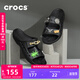 卡駱馳crocs拖鞋輕便耐磨貝雅涼鞋男女同款透氣休閑鞋|207627 黑色-001 41 /42(260mm)