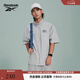 Reebok銳步官方24新品男女同款寬松簡(jiǎn)約休閑運動(dòng)立領(lǐng)短袖T恤 24SRC417UGG5 XL