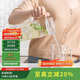 樂扣樂扣（LOCK&LOCK）透明蓋涼水壺 玻璃冷水壺泡茶壺帶把家用大容量耐高溫杯子1.3L