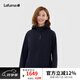 LAFUMA樂(lè )飛葉夾克女 戶(hù)外秋冬防潑水耐磨軟殼加絨保暖外套 LFJA4DF15 黑色BK 175/92A（42）