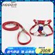 puppytie寵物用品狗狗牽引繩泰迪溜狗繩柯基可愛(ài)狗繩子可調節背心式 紅-胸背帶+牽引繩 XS-超小型建議 4-10斤