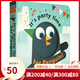 英文原版 Little Faces百變臉譜系列  It's Party Time for Penguin  精裝立體變景書(shū) 兒童情緒繪本 綠山墻