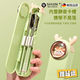 施錦德國品質(zhì)餐具收納盒筷子勺子套裝兒童便攜卡通小學(xué)生不銹鋼三件套 綠色小鹿【勺+筷】贈貼紙 1件套