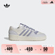 adidas RIVALRY LOW休閑籃球運動板鞋女子阿迪達斯官方三葉草   粉白/銀灰紫羅蘭/符點灰   37