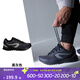 迪卡儂（DECATHLON）運動(dòng)鞋男鞋春季透氣休閑防滑鞋子輕便減震跑步鞋網(wǎng)面鞋RUNS 黑灰色/一度灰 42