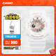 卡西歐（CASIO） BABY-G BA-110RG女士手表酷感潮流時(shí)尚運動(dòng)手表防震防水【禮物】 BA-110XRG-7APR-經(jīng)典百搭