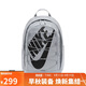 耐克（NIKE）男女雙肩包背包 大容量旅行包電腦書(shū)包休閑包DV1296-012 灰色