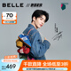 百麗（Belle）張凌赫同款方程式跑道賽車鞋女25秋新商場同款休閑鞋E2L1DCM5預(yù)售 紅色【張凌赫同款】 38